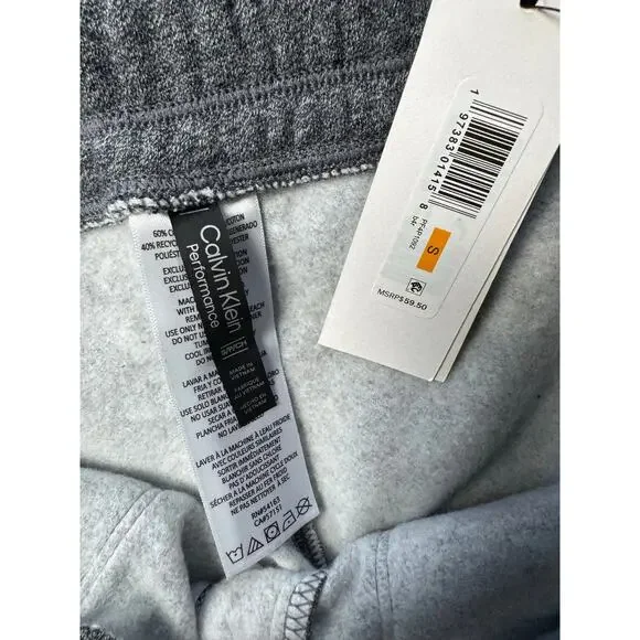 Calvin Klein Women's Active Embroidered-Logo Cargo Pants BLK HEATHER NWT SIZE S - Picture 7 of 10